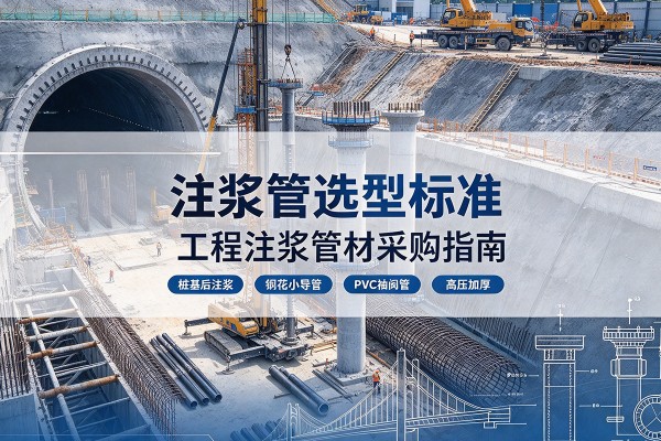 长白注浆管选型标准