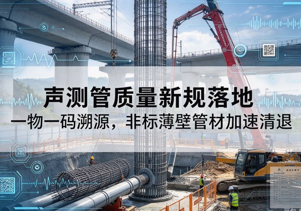长白声测管质量新规落地，一物一码溯源，非标薄壁管材加速清退