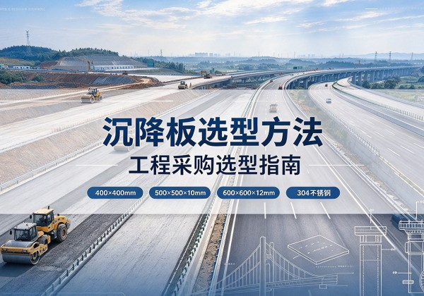 长白沉降板选择方法